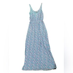 Lilly Pulitzer Serena Seashell Colorful Maxi Dress Small